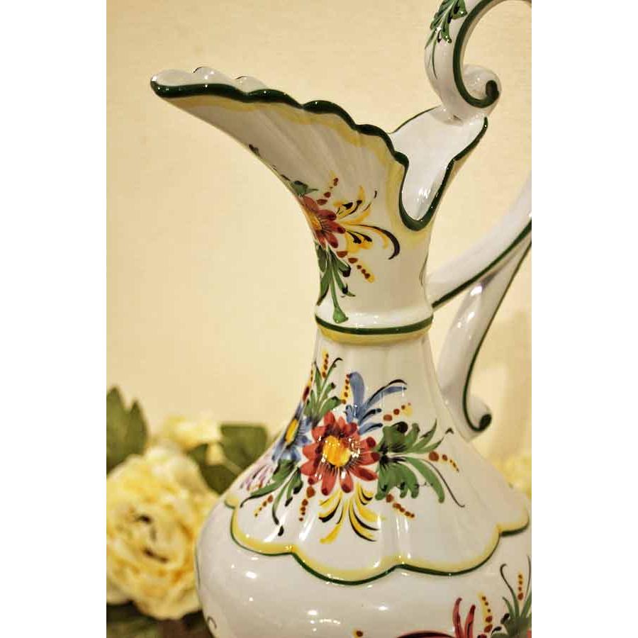 ポルトガル フラワーベース 花瓶 ロココ ローズ バロック PFA-146F ポルトガル製 輸入雑貨 フラワーベース 花瓶 ロココ ローズ