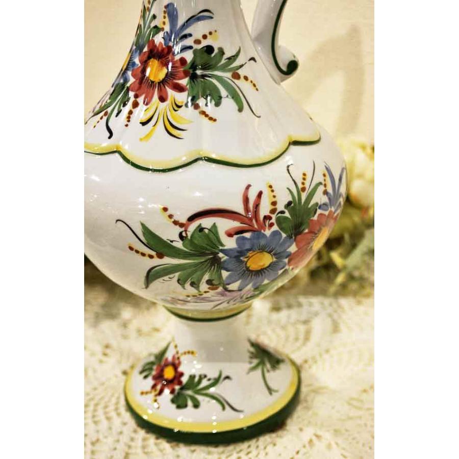 ポルトガル フラワーベース 花瓶 ロココ ローズ バロック PFA-146F ポルトガル製 輸入雑貨 フラワーベース 花瓶 ロココ ローズ