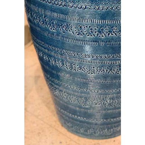 イタリア 傘立て ブルー つぼ型 グラフィート イルポンテ 22-931406 イタリア製 輸入雑貨 傘立て ブルー つぼ型 グラフィート