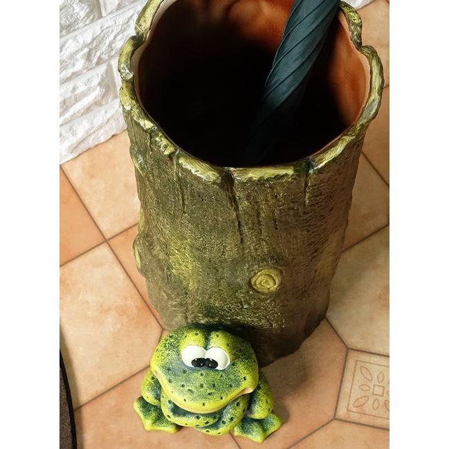 ポルトガル 傘立て カエル お願い オブジェ 縁起物 pto-1068
