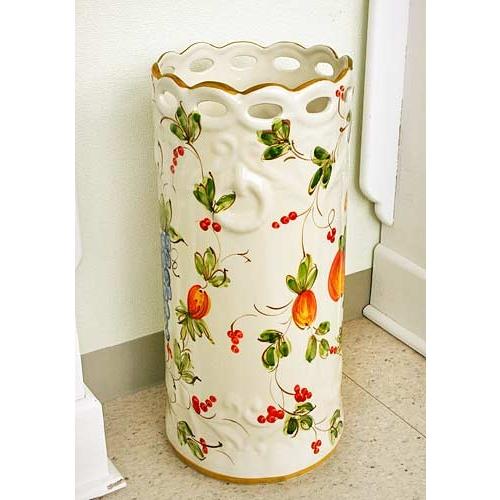 ☆最終値引き中☆おしゃれ傘立て 花瓶 陶器ポルトガル製 ☆最終値引き