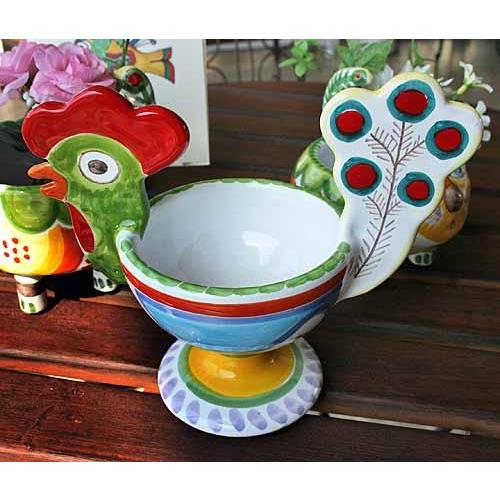 イタリア製 輸入雑貨 シチリア 陶器 オブジェ 置物 小物入れ ポット