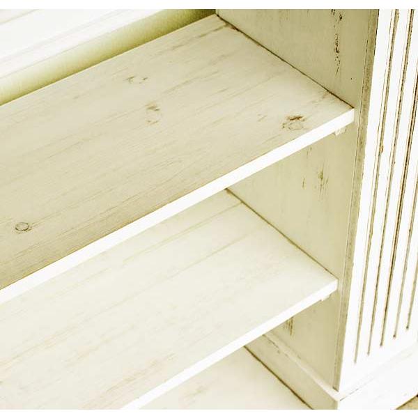 輸入家具 マントルピース コンソール シェルフ ホワイト シャビー