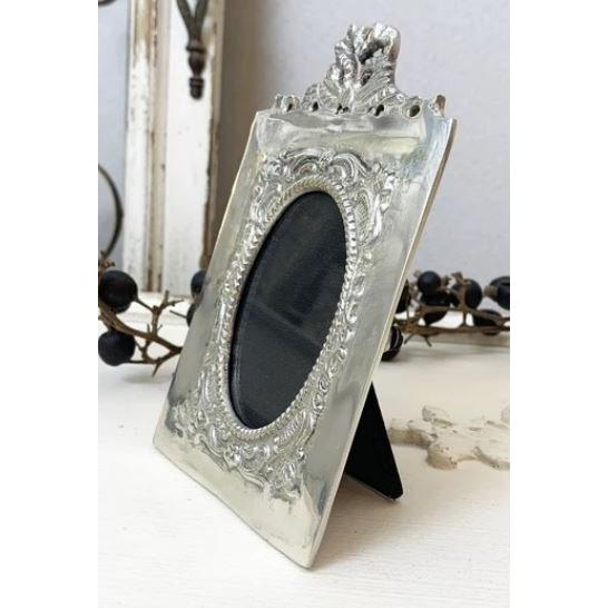 フォトフレーム　シルバー　イタリア製 輸入雑貨 フォトフレーム シルバー アンティーク風 写真立て