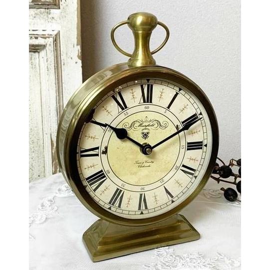 置時計 モダン クラシック ゴールド アールデコ ヨーロピアン 84200TC 輸入雑貨 置時計 時計 モダン クラシック ゴールド アールデコ レトロ