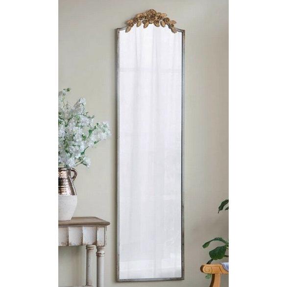 ミラー バロック ロココ 姿見 46×180cm アンティーク AN-7233 輸入家具 ミラー バロック ロココ 姿見 46×180cm 壁掛け アンティーク