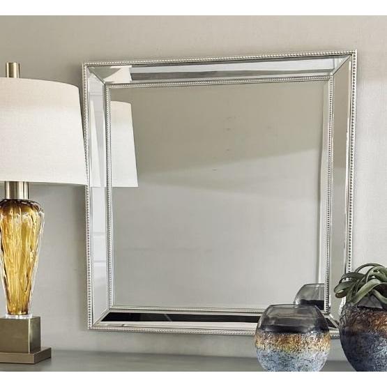 ミラー ミラーフレーム シルバー モダン 84X84 XR-3378-7070 ミラー ミラーフレーム シルバー モダン 84X84 XR-3378-7070