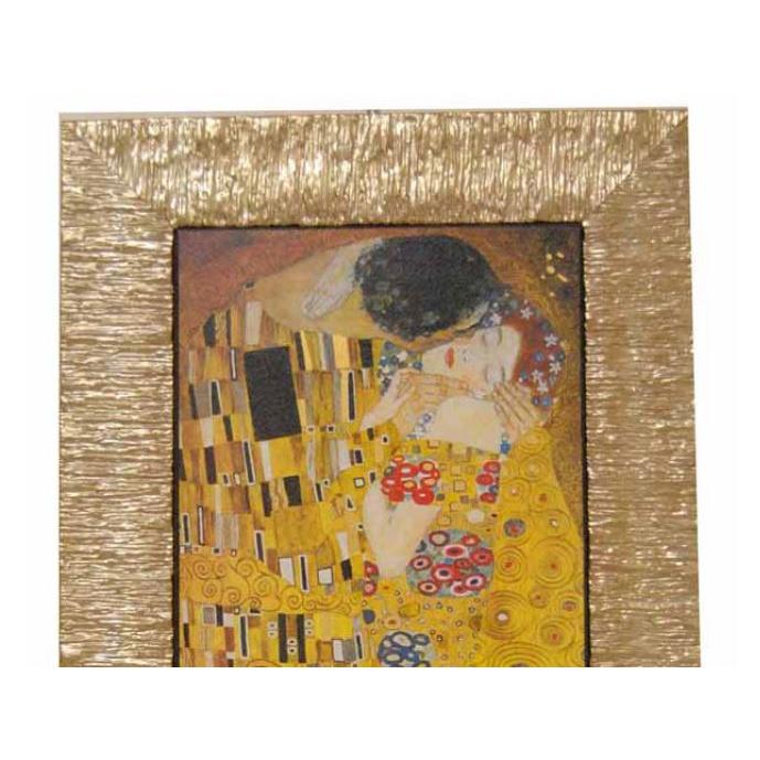 イタリア 額絵 アートフレーム クリムト 接吻 ゴールド額 3060-103