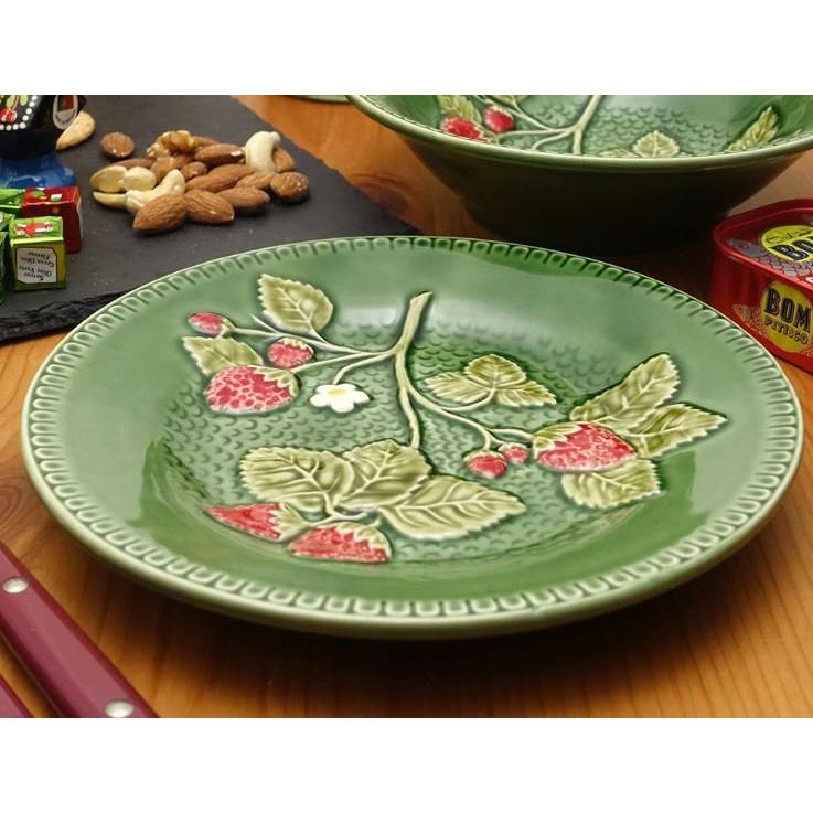 ポルトガル製 輸入雑貨 プレート ストロベリー パスタ 小皿 ボルダロ 