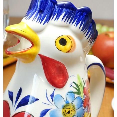 ポルトガル製 輸入雑貨 デカンタ カラフェ ブルー アルコバサ 陶器 PIF