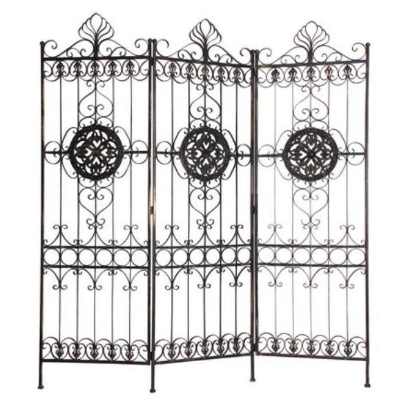 輸入家具 パーテーション アイアン 間仕切り スクリーン つい立