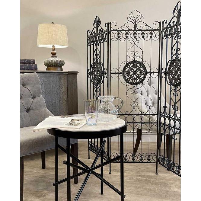 輸入家具 パーテーション アイアン 間仕切り スクリーン つい立