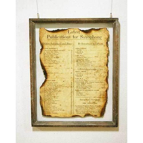 輸入雑貨 サックス リスト ガラスフレーム Covent Garden コベント