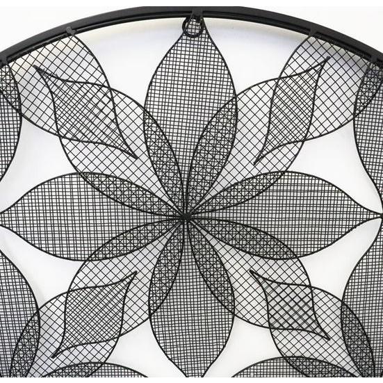 輸入雑貨 ウォールデコレーション 壁飾り アイアン 円形 メッシュ 花柄 フラワー アート モノトーン モダン 幾何学模様 アンティーク風 1908tsf001 送料無料 017 Fiu 1908tsf001 リビングスタジオ 通販 Yahoo ショッピング
