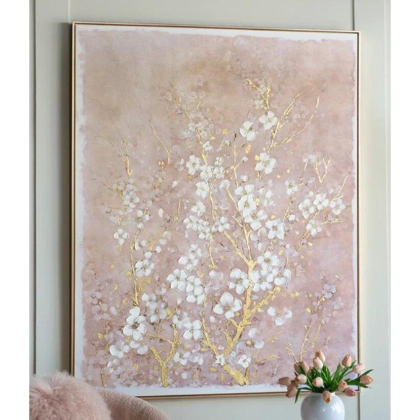 輸入雑貨 キャンパスアート 桜 絵画 横・縦対応 150×120cm リビング