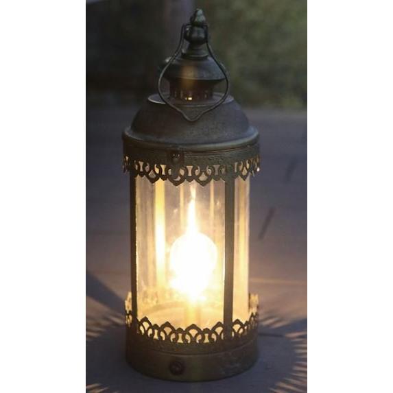 輸入雑貨 ゴリーンボトル ランタン LED 電池式 シャビーシック