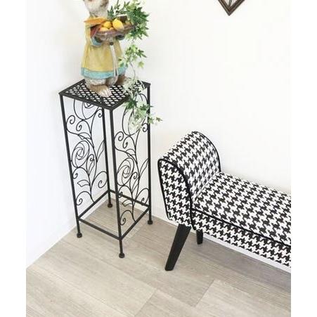 輸入家具 フラワースタンド 花台 サイドテーブル アイアン ローズ