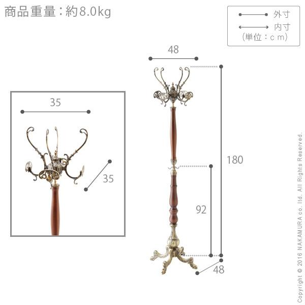 イタリア製ウッドコートハンガー 〔ヴェローナ クラシック〕