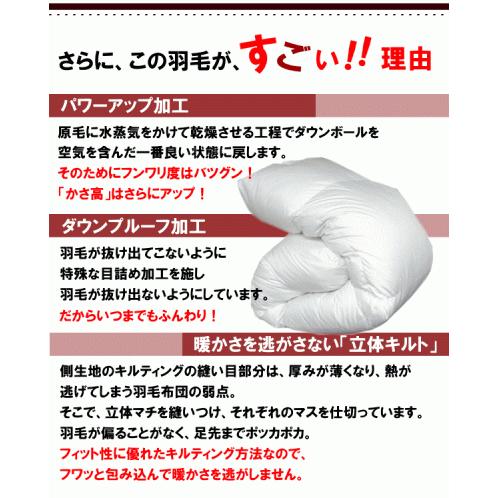 羽毛布団 シングル スーパーロング 大増量 日本製 羽毛布団 羽毛布団 シングル スーパーロング 大増量 日本製 羽毛布団