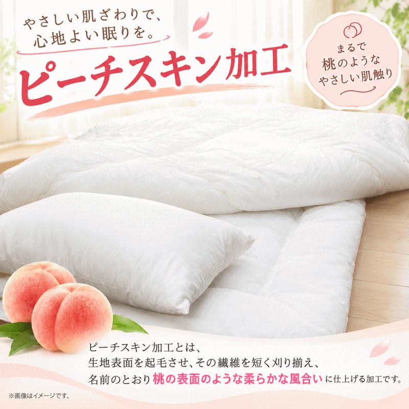 掛布団 2枚合わせ シングル フィルケア オールシーズン デュエット