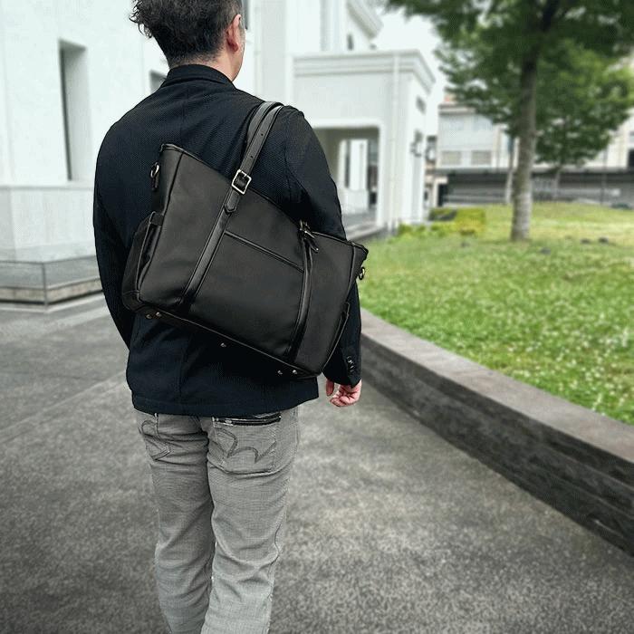 トートバッグ メンズ ビジネストート 2WAY B4ファイル 肩掛け