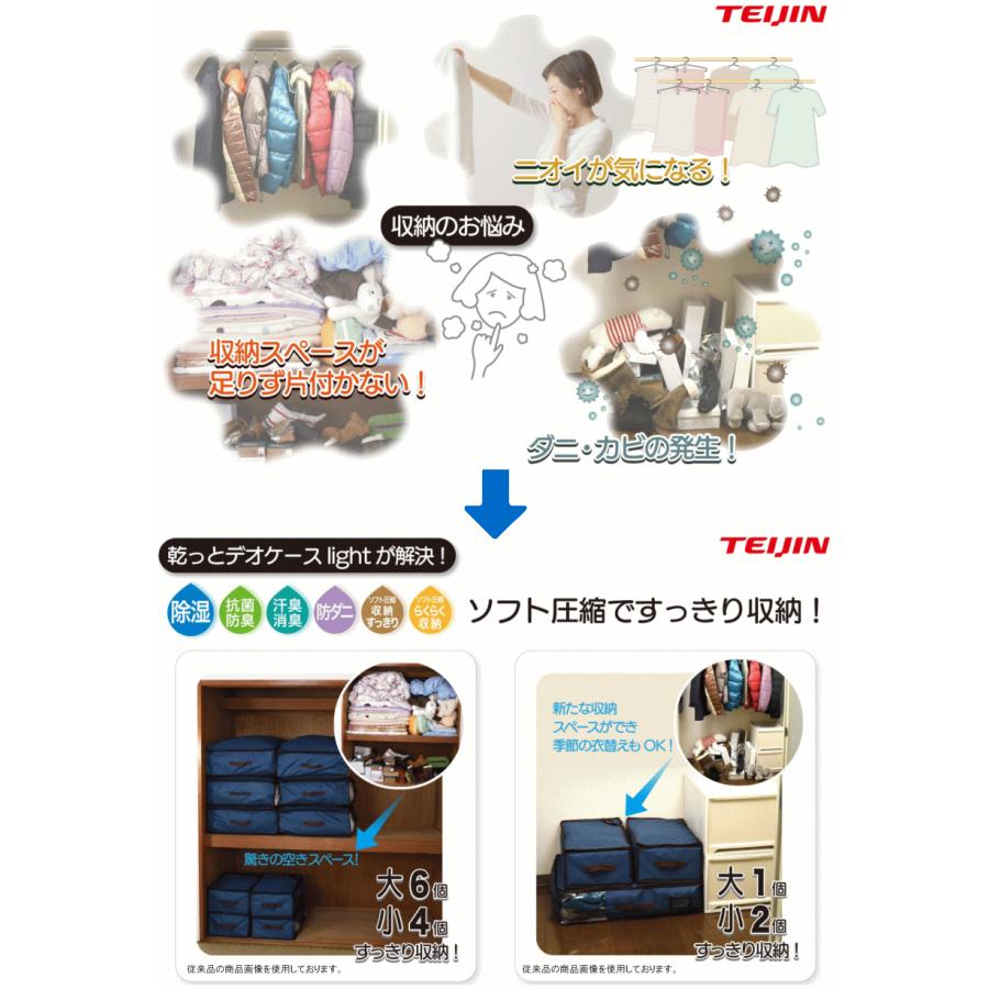 テイジン 乾っとデオケース light ライト 最新版 収納ケース 収納