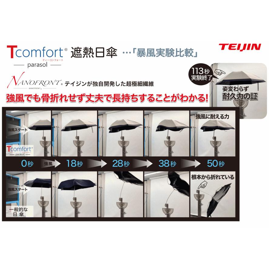 TEIJIN 晴雨兼用遮熱パラソル 日傘 2026 最新版 帝人アクシア 木陰日傘