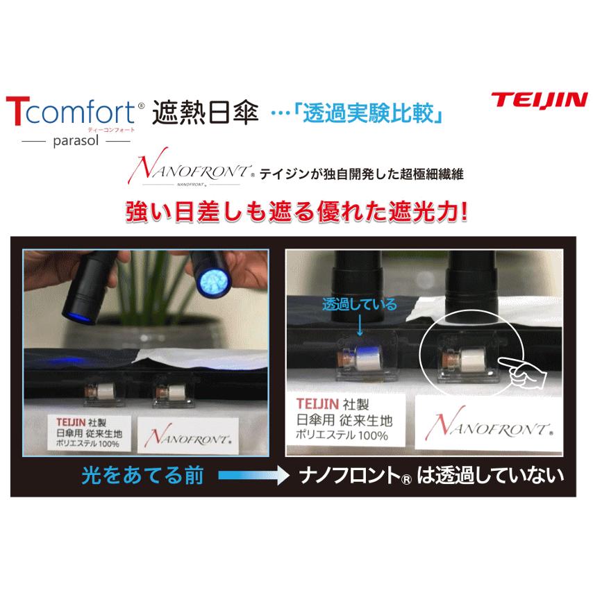 TEIJIN 晴雨兼用遮熱パラソル 日傘 2026 最新版 帝人アクシア 木陰日傘