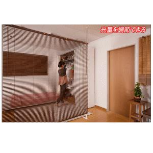 突っ張り　ブラインドパーテーション　ダブルタイプ　_1