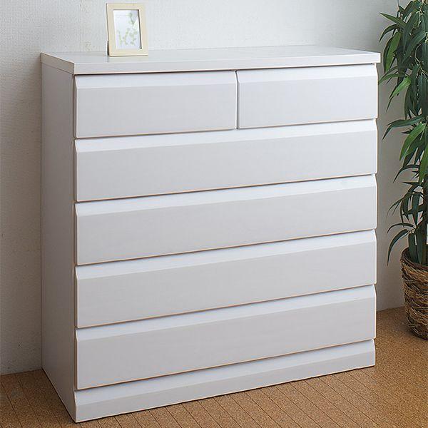 桐チェスト 98cm 5段 国産品 : Living Days - 通販 - Yahoo!ショッピング