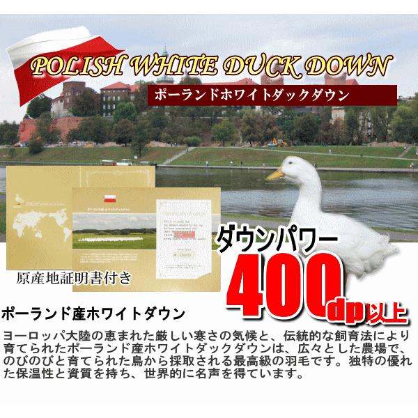 羽毛布団 セミダブル  ロイヤルゴールド 400dp 以上｜livingmarket｜02