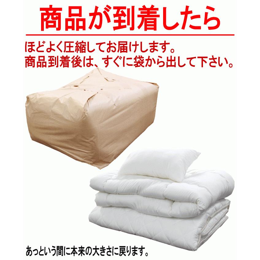 布団セット 4点セット ダブル フィルケア 2枚合わせ 掛布団 マイティ