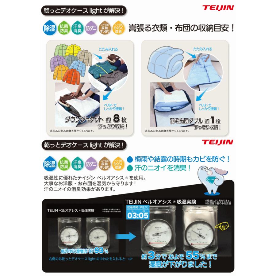 TEIJIN（テイジン） 乾っとデオケース light ライト 2026 最新版 収納