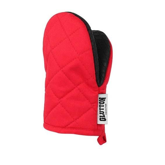 鍋つかみ オーブンミット オーブングローブ A515545RD GLUTTON OVEN MITT RED (DTN) 10945611