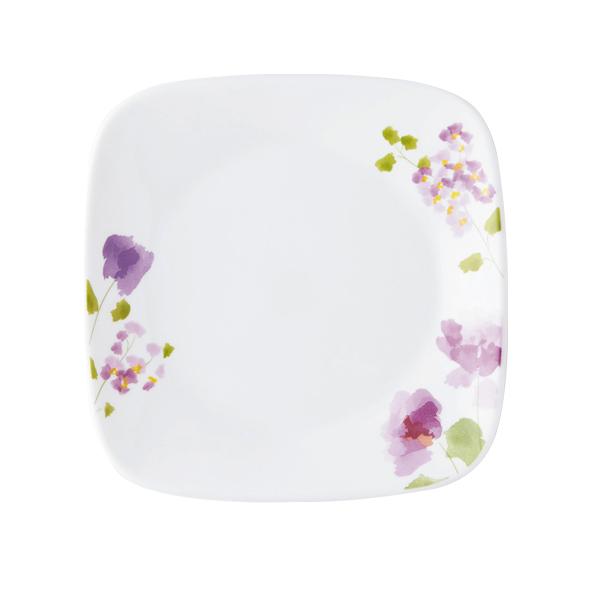 皿 白 白い皿 食器 白 CP-9414 コレールバイオレットミスト スクエア小皿J2206-VM (AP)
