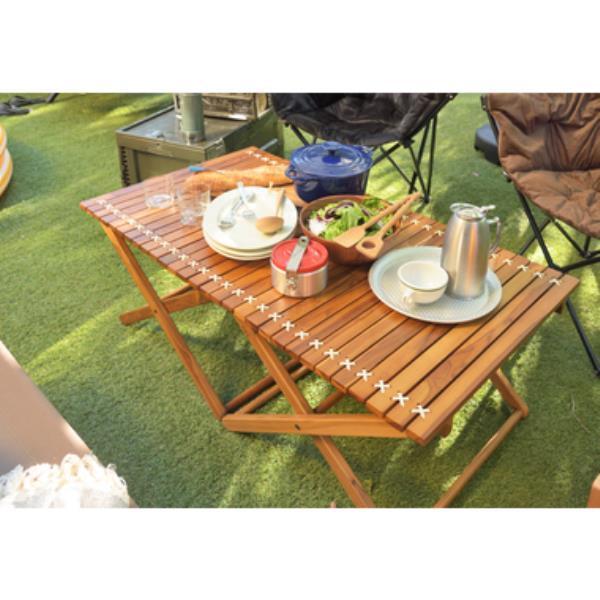 机 折りたたみ 天然木 テーブル 木製 TTF-928 フォールディング