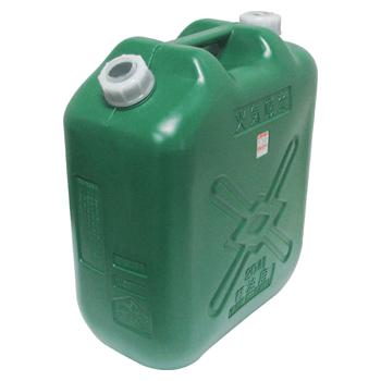 ヒシエス　軽油缶　20L　スリムタイプ　軽油容器　ノズル付｜livingplaza
