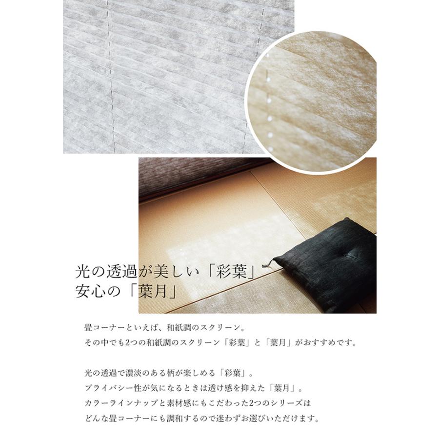 TOSO（トーソー） プリーツスクリーン 和紙調【彩葉】【葉月】【幅50cm