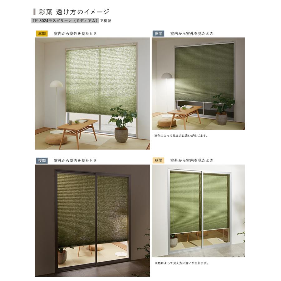 TOSO（トーソー） プリーツスクリーン 和紙調【彩葉】【葉月】【幅50cm