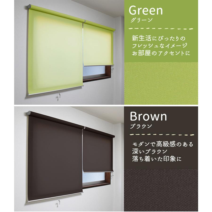 幅90×高さ220cm ロールスクリーン 透過性 無地 光を透すタイプ【zen