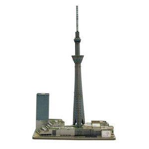 超リアルな３ｄモデル 3dペーパーモデル 東京スカイツリーの街を組み立てよう リビングトイ 通販 Yahoo ショッピング