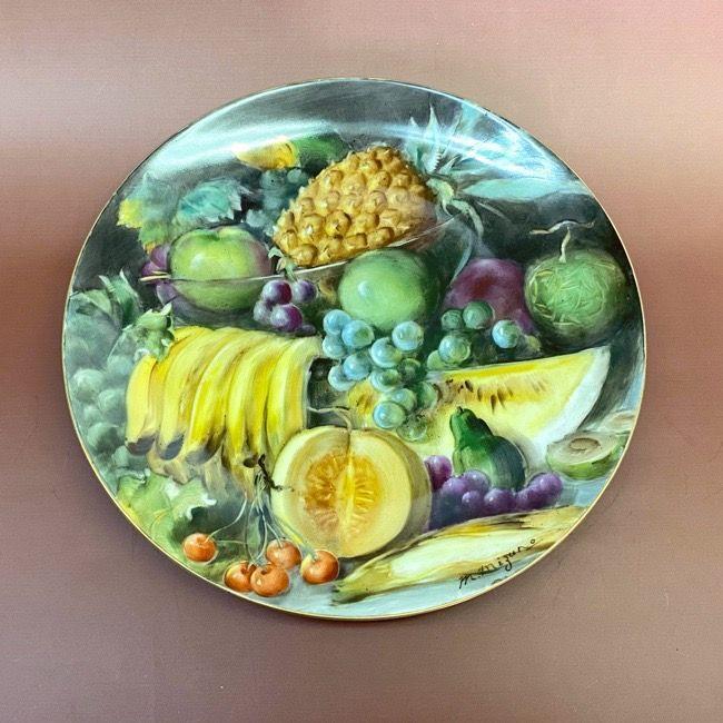 ノリタケ NIPPON TOKI KAISHA Noritake 額皿 M. Mizuno サイン入