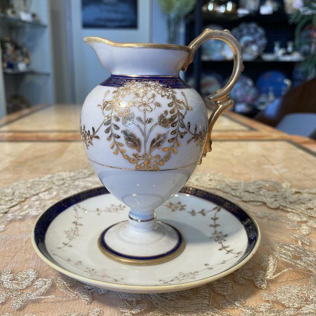 ノリタケ オールドノリタケ 金彩 コバルト クリーマーカップ ノリタケ オールドノリタケ 金彩 コバルト クリーマーカップ