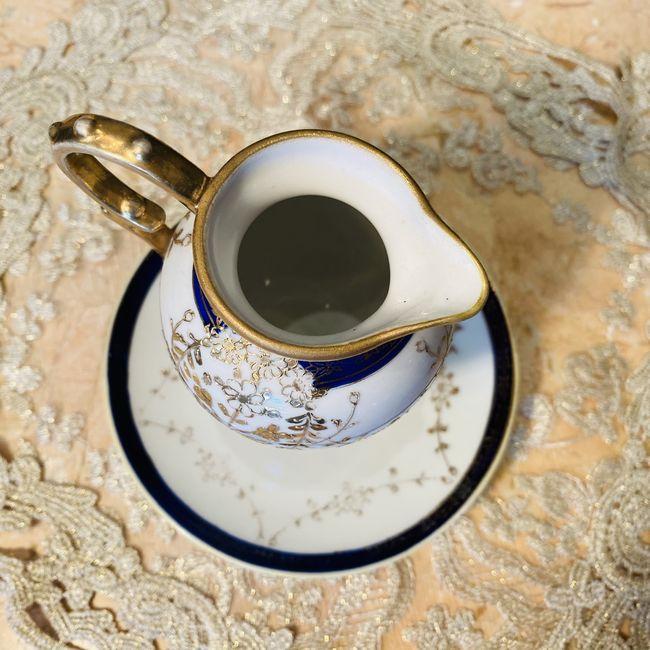 ノリタケ オールドノリタケ 金彩 コバルト クリーマーカップ ノリタケ オールドノリタケ 金彩 コバルト クリーマーカップ