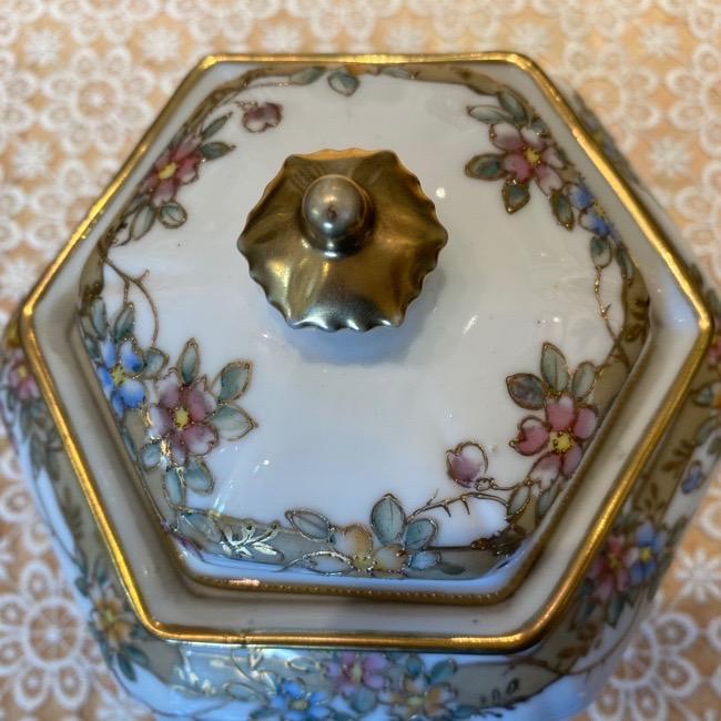 セール！豪華！オールドノリタケ　花文 金盛 大クリーマー メープルリーフ セール！豪華！オールドノリタケ 花文 金盛 大クリーマー