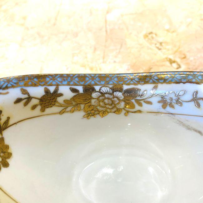 ノリタケ オールドノリタケ 花紋グレービーボード : リビングT&S