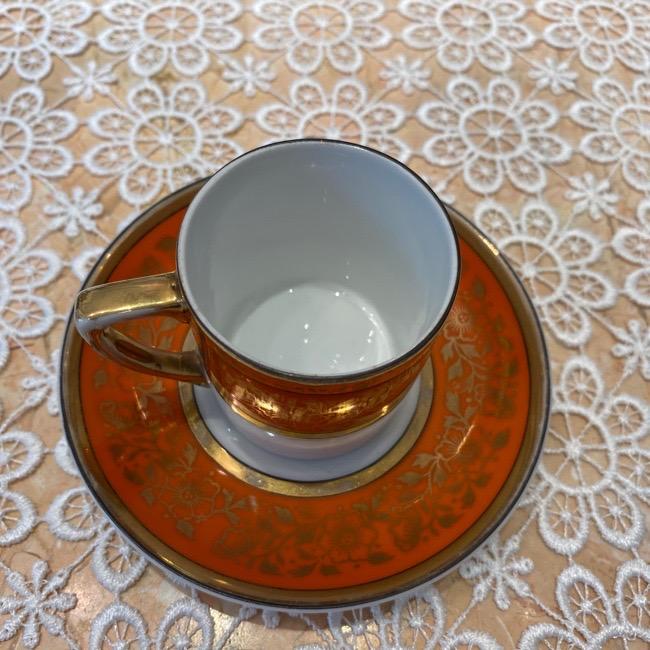 ノリタケ オールドノリタケ 東洋陶器 コクラ印 オレンジ 金彩花 ノリタケ オールドノリタケ 東洋陶器 コクラ印 オレンジ 金彩花