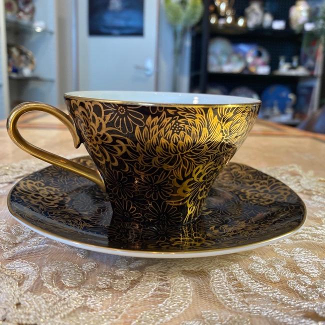 オールドノリタケカップ&ソーサー6客金彩1954～1966年製