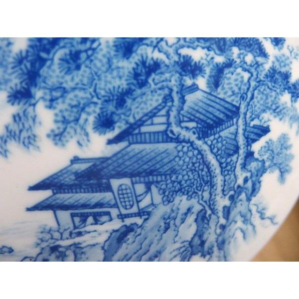 有田焼・弥左エ門 「山水」 メモリアルポット 小物入れ 骨壺（桐箱付き