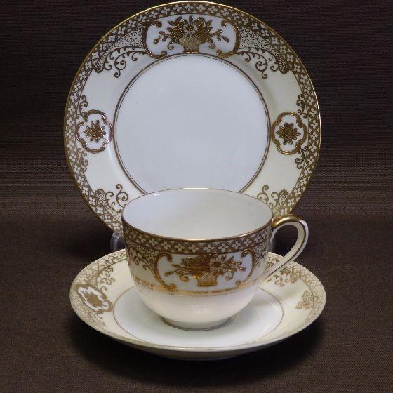 ノリタケ オールドノリタケ 金彩 コーヒーカップ&ソーサー ノリタケ オールドノリタケ 金彩 コーヒーカップ&ソーサー